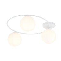 Plafonnier Blanc H : 20 cm &Oslash; 47 cm 3-flamme