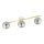 Deckenlampe Kugel Schirme Rauchglas Metall LUISELLA