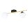 Deckenlampe Schwarz Weiß Gold blendarm 55 cm lang E14