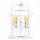 Suspension Blanc 5 flammes E27 Métal Rustique Ø 35,5 cm