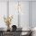Suspension Blanc 5 flammes E27 Métal Rustique Ø 35,5 cm
