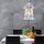 Suspension Blanc 5 flammes E27 Métal Rustique Ø 35,5 cm