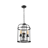 Lampe à suspendre Noir 3 flammes E27 Ø 35,5...