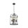 Lampe &agrave; suspendre Noir 3 flammes E27 &Oslash; 35,5 cm Rustique M&eacute;tal