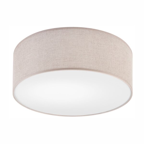 Deckenlampe rund Stoff blendarm E27 Ø 35 cm flach WALTER