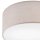 Deckenlampe rund Stoff blendarm E27 Ø 35 cm flach WALTER