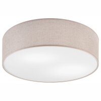 Deckenlampe rund Ø 45 cm für 2x E27 Stoff...