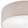 Deckenlampe rund Ø 45 cm für 2x E27 Stoff blendarm Modern