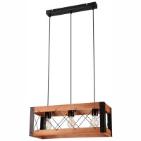Hängeleuchte Rustikal B: 53 cm höhenverstellbar...