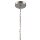 Kronleuchter Metall Rustikal Ø 42 cm 3-armig E27 in Silber
