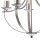 Kronleuchter Metall in Silber 5-flammig E27 Ø 45 cm Rustikal