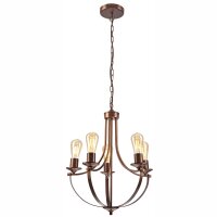 Kronleuchter Rustikal Metall Ø 45 cm 5-flammig E27...