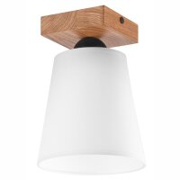 Plafonnier Blanc Ø 15 cm H : 21 cm petit tissu...