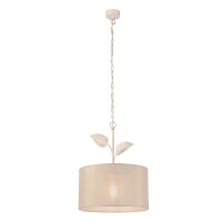 Lampe à suspendre tissu campagne métal...
