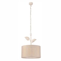 Lampe à suspendre tissu campagne métal...