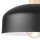 Deckenlampe Schwarz Metall Holz E27 Ø 30 cm Skandinavisch