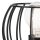 Tischlampe Schwarz E27 klein H: 16 cm Metall Holz Retro