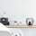 Tischlampe Schwarz E27 klein H: 16 cm Metall Holz Retro