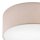 Deckenleuchte rund Ø 35 cm Stoff Modern Beige blendarm E27
