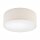 Deckenleuchte Stoff Ø 35 cm rund Creme blendarm flach für E27