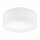 Plafonnier Blanc Ø 35 cm rond plat tissu anti-éblouissement E27