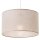 Suspension Abat-jour en tissu Ø 35 cm Beige réglable E27