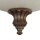 Rustikale Deckenlampe Glas Metall Bronze E27 Ø44,5 cm