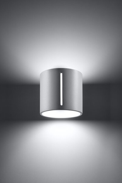 Wandleuchte Up Down Metall Weiß H: 10 cm klein G9 indirekt
