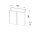 Applique blanche métal angulaire Up Down 2x G9 décoratif
