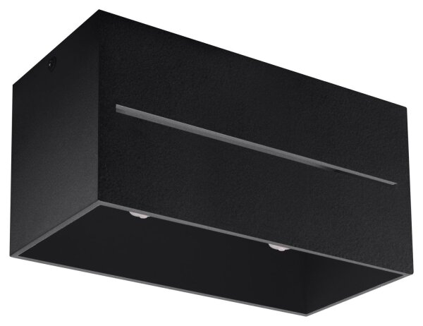 Plafonnier angulaire CAMILLIA Noir Aluminium L:20cm
