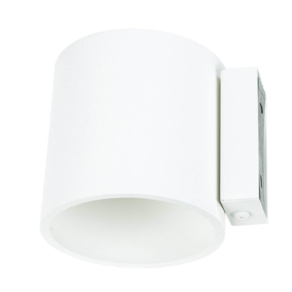 Moderne runde Wandleuchte RODA Weiß