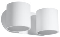 Applique Up Down Blanc Aluminium Moderne Stylé