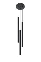 Minimalistische Hängeleuchte Schwarz Ø20cm 3x...