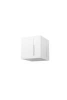 Applique murale blanche en aluminium Up Down Cube Moderne