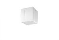 Plafonnier blanc petit L:10cm anguleux Moderne FUFIA