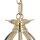 Lustre élégant en laiton avec cristal CANDELA