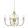 Lustre opulent CANDELA en laiton Classique