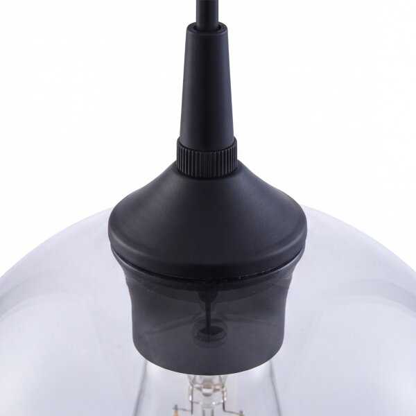 Pendelleuchte Ø 18 cm E27 Glas Kugel verstellbar