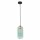 Suspension r&eacute;glable Vert Or E27 &Oslash; 13 cm Abat-jour en verre