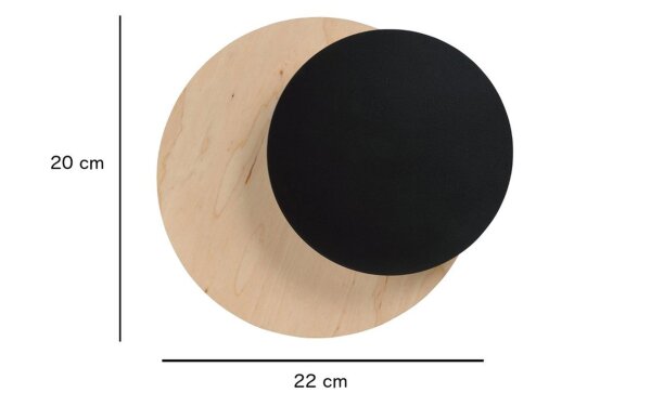 Indirekte Wandlampe Holz Metall Skandinavisch G9 Flur