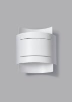 Applique murale Up Down Blanc 23 cm Métal Motif...