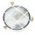 Außenlampe Weiß Messing Glas Ø 21 cm E27 IP64 SERIFOS