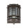 Außenlampe Wand IP64 Messing Glas E27 H: 22 cm GRACIA