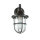 Lampe dextérieur maritime noir antique IP64 E27 verre cannelé laiton