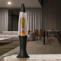 Lampe à Lave Noir Gris Jaune Rétro 40 cm de...