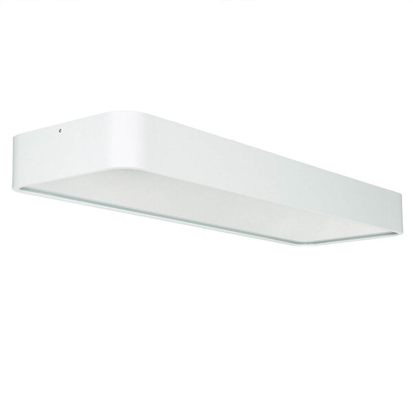 Deckenlampe LED T8 wechselbar Weiß 3000 K 1700 lm Aluminium