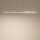 LED Hängeleuchte 3000 K 1150 lm Schwarz B; 150 cm länglich