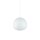 Suspension Abat-jour sphérique Ø 27,5 cm GU10 Blanc Métal Rétro