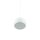 Suspension Abat-jour sphérique Ø 27,5 cm GU10 Blanc Métal Rétro
