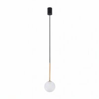 Pendelleuchte Kugel Schirm Ø 16 cm in Schwarz...